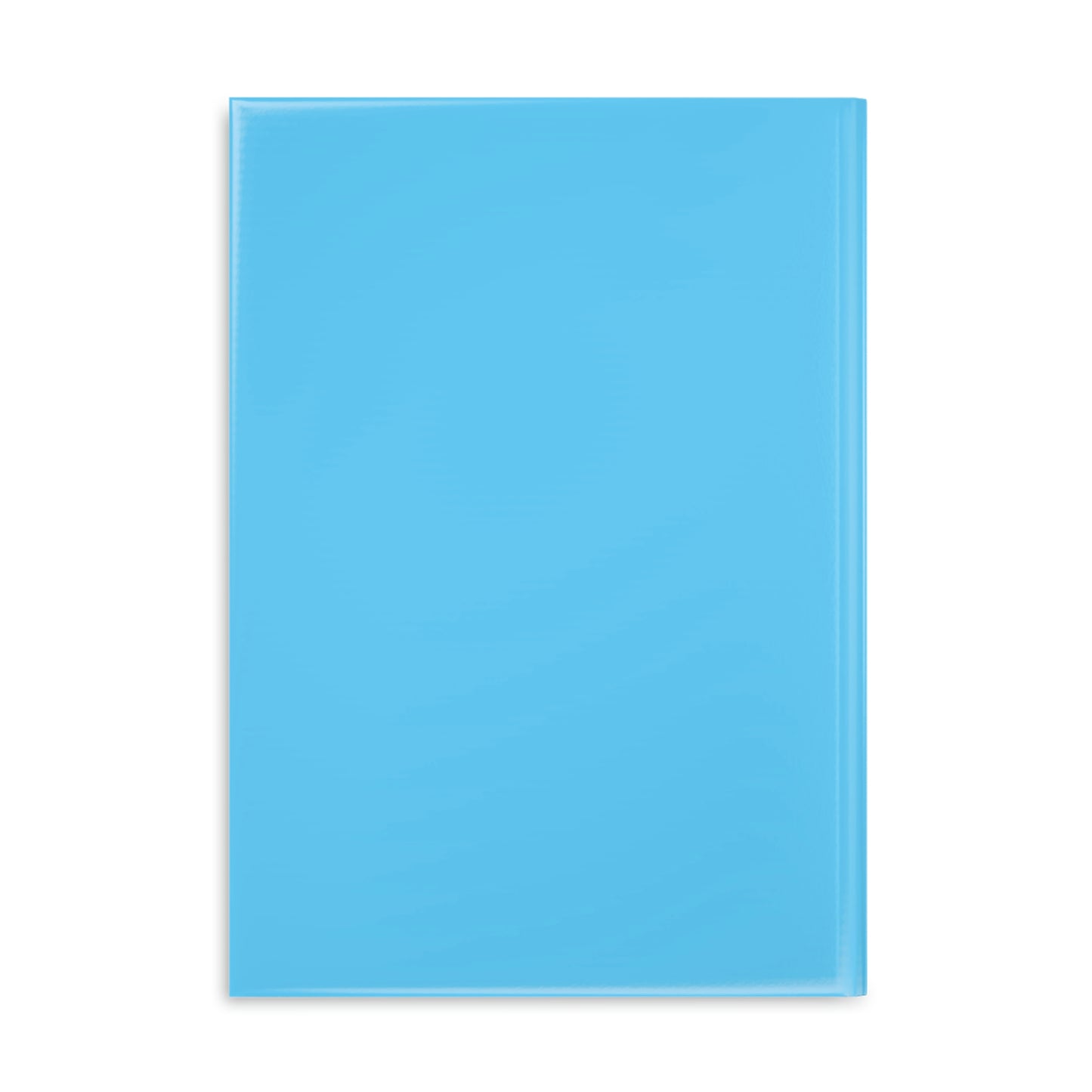 Blue Pink White Trans Pride All Over Puffy Cover Notebook