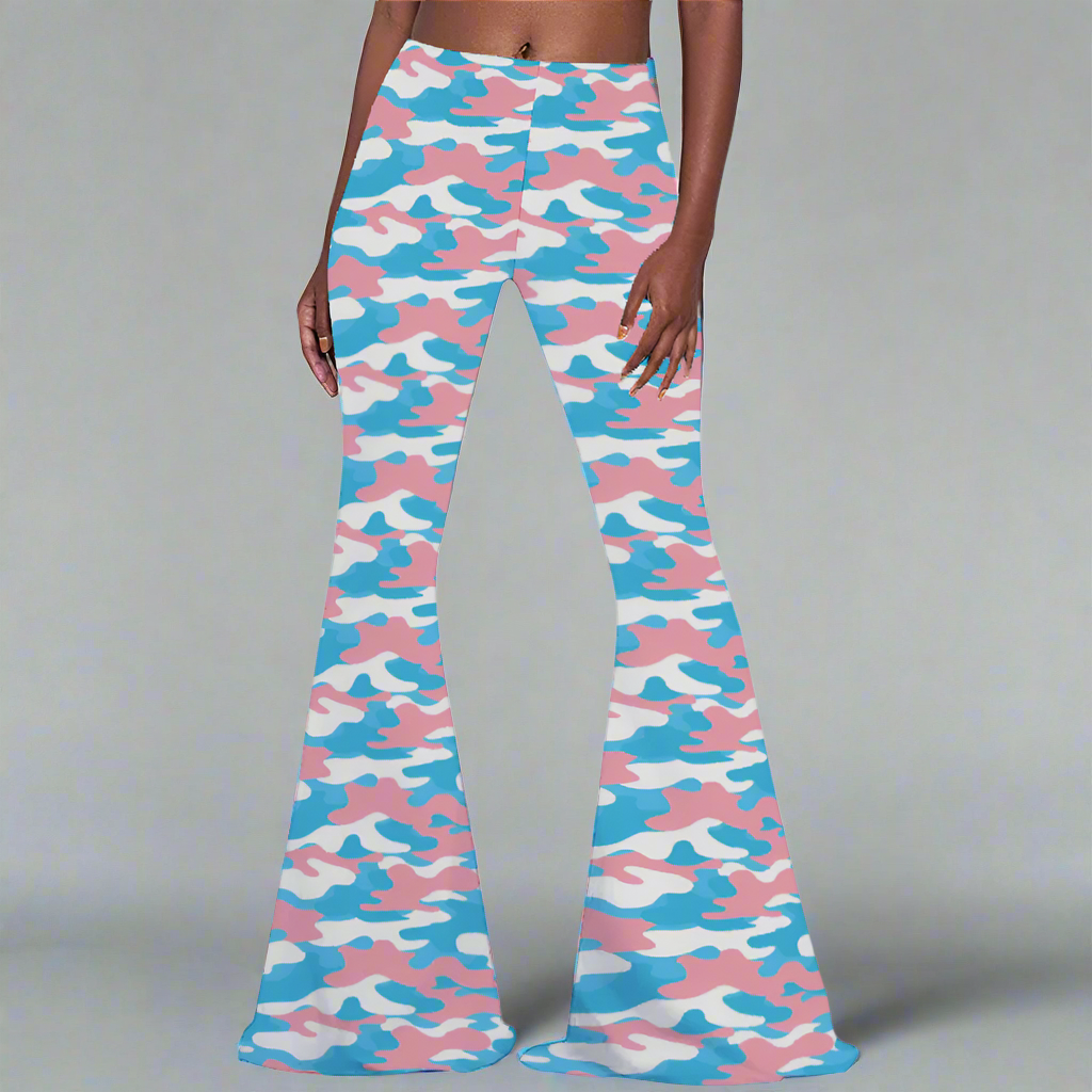 Teen Blue Pink White Pride Clubbing Pants