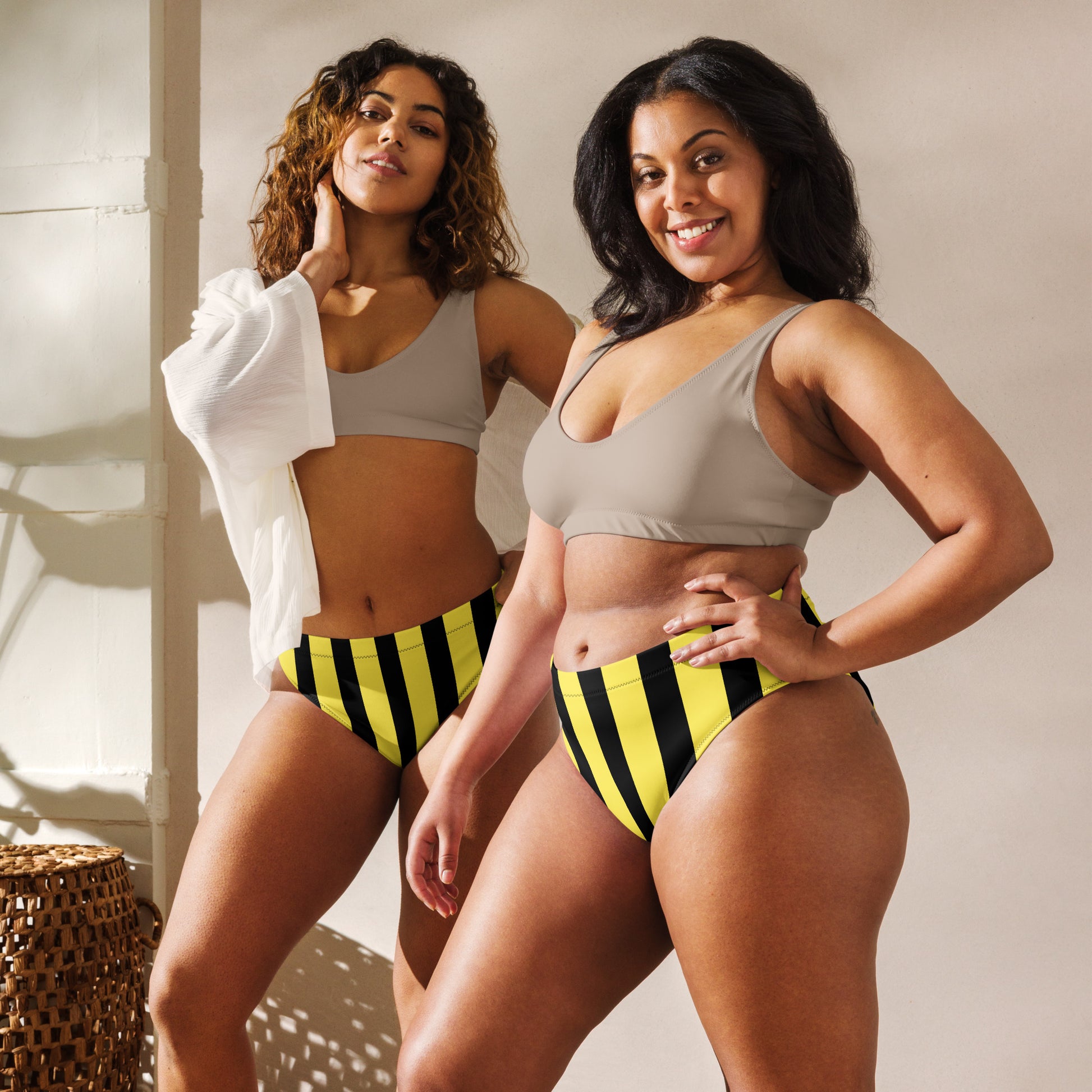 Black&Yellow Circus Striped Tucking Panty tunnellsCo.