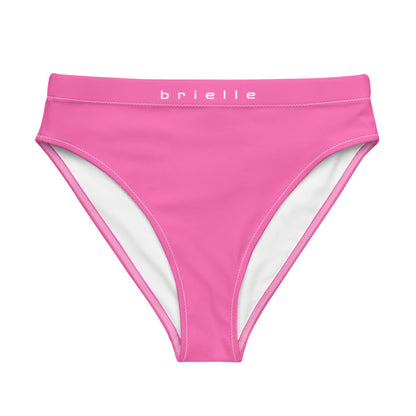 Brielle High-Waisted High-Cut Leg Hip-Popping Hot Pink Tucking Panty.. tunnellsCo.