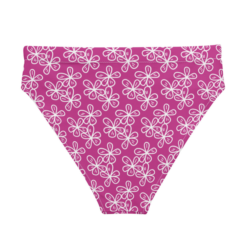 Geranium Spring High-Waist Hip-Cut Tucking Panty tunnellsCo.