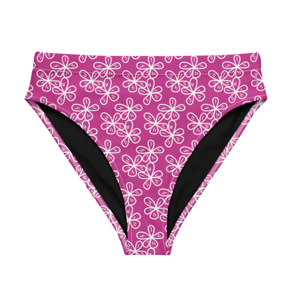 Geranium Spring High-Waist Hip-Cut Tucking Panty tunnellsCo.