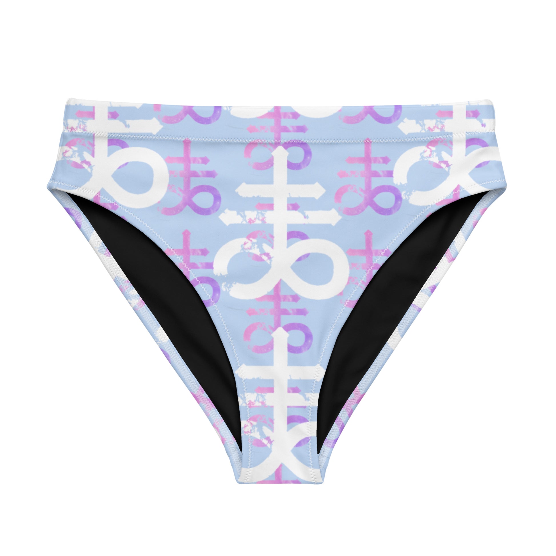 Pastel Goth Baby Blue High-Waisted High-Cut Tucking Panty tunnellsCo.