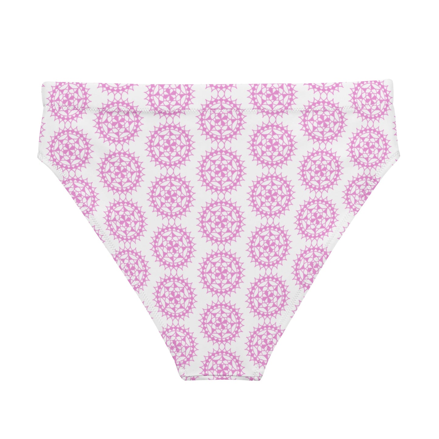 Pastel Pink Buddhist Mandala High-Waisted High-Cut Tucking Panty tunnellsCo.