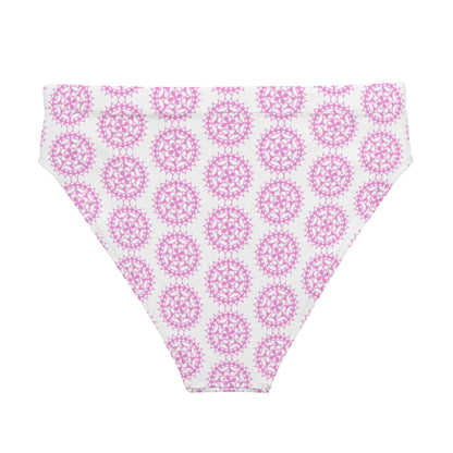 Pastel Pink Buddhist Mandala High-Waisted High-Cut Tucking Panty tunnellsCo.