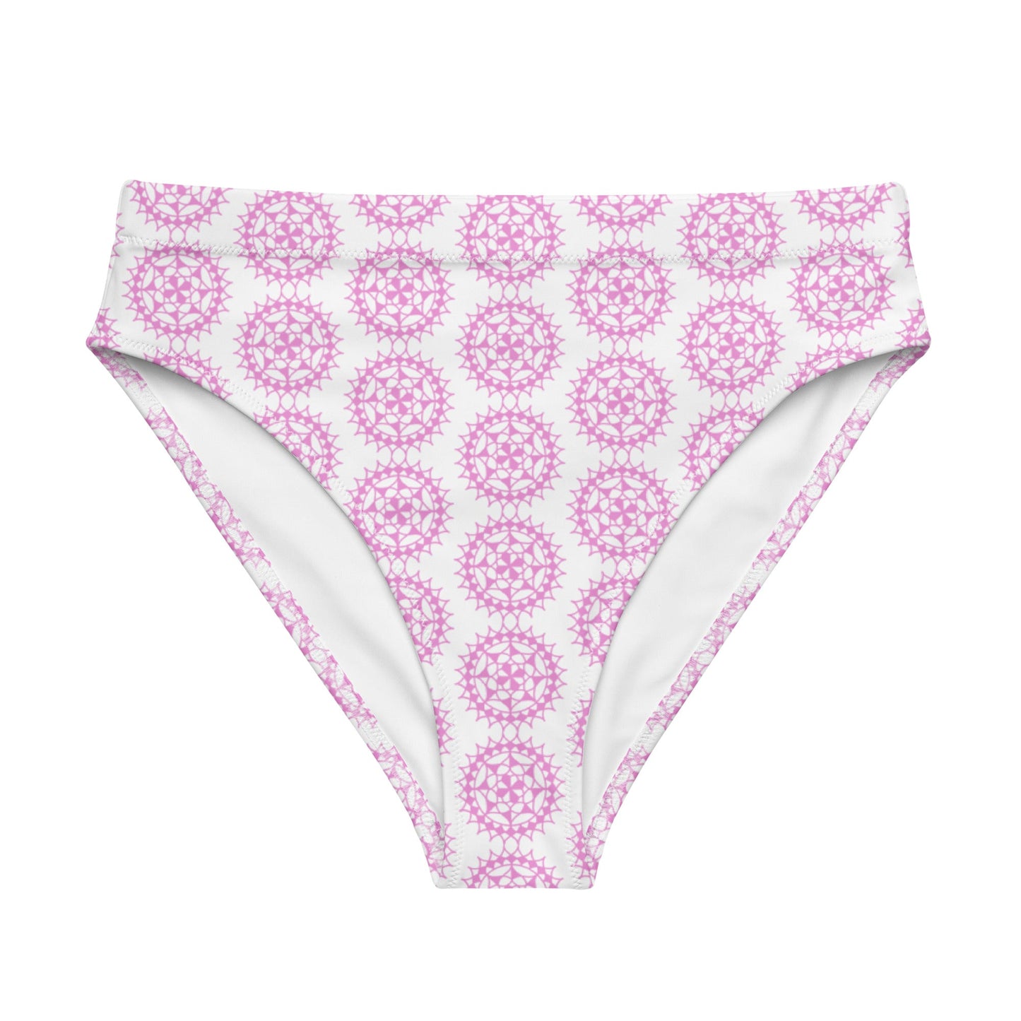 Pastel Pink Buddhist Mandala High-Waisted High-Cut Tucking Panty tunnellsCo.