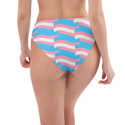 Trans Pride Flag Mosaic High-Waisted High-Cut Tucking Panty tunnellsCo.