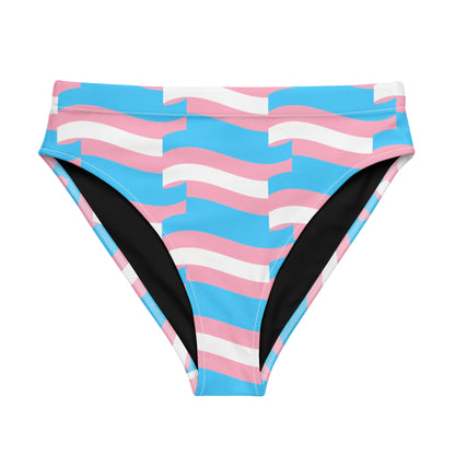 Trans Pride Flag Mosaic High-Waisted High-Cut Tucking Panty tunnellsCo.