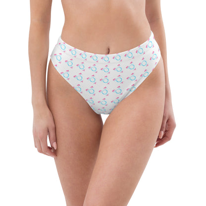 Transgender Pride Symbol High-Waisted Hip-Cut Tucking Panty tunnellsCo.