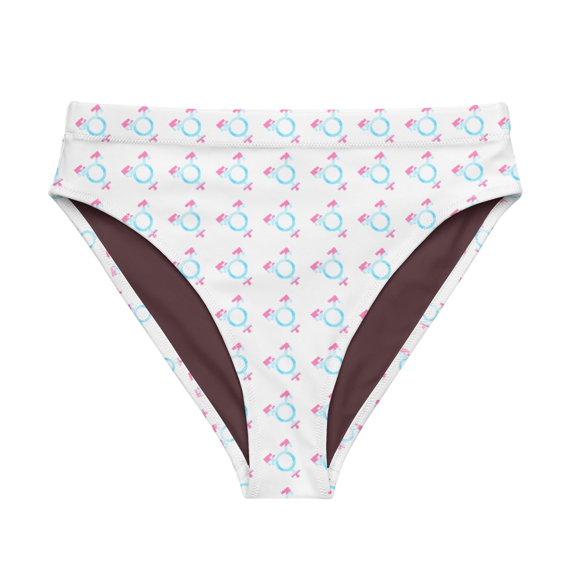 Transgender Pride Symbol High-Waisted Hip-Cut Tucking Panty tunnellsCo.