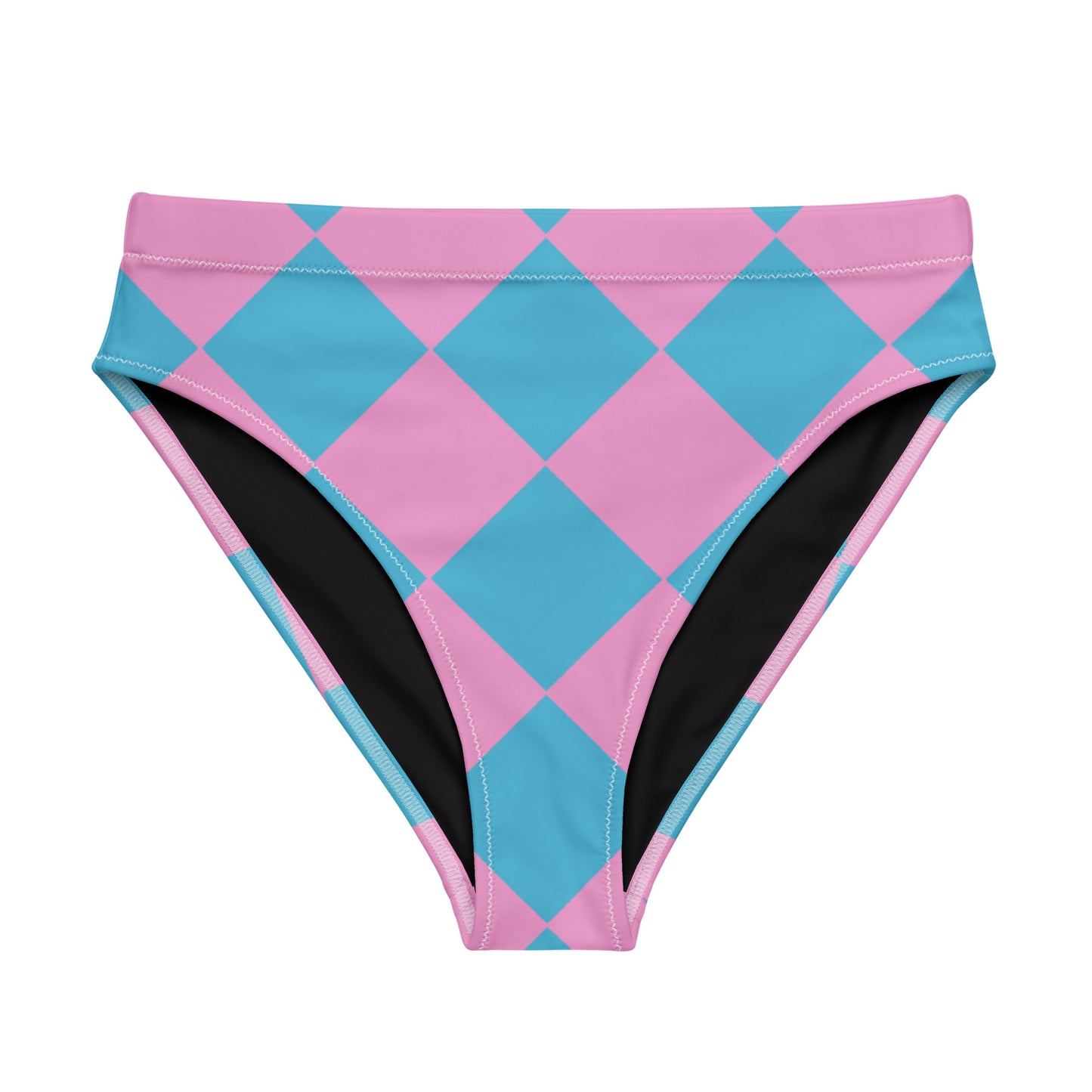 Vive l'Paris Pride Minstral Check High-Waisted High-Cut Tucking Panty tunnellsCo.