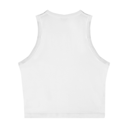Trans Coloured Transgender Pride Sleeveless Cropped Tank Top