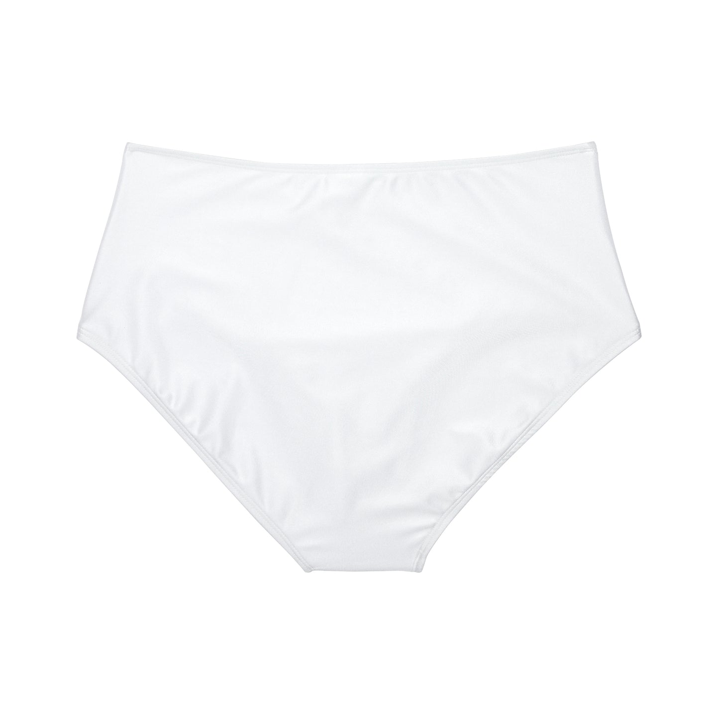 Pride Striped 'TRANS GIRL POWER' White High-Waist 70's Schoolgirl Non-Tuck Panties