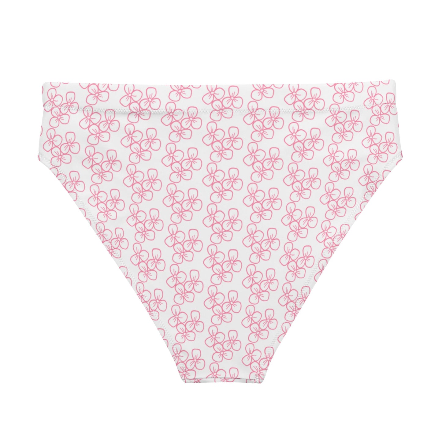 Pretty She of the Pink Flowers High-Waisted High-Cut Tucking Panty