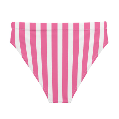 Blue Pink White Raspberry Candy Cane Tucking Panty