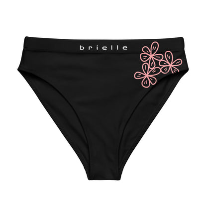 Brielle High-Waisted High-Cut Leg Hip-Popping Pink Geranium Tucking Panty..