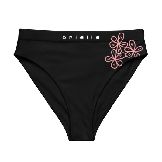 Hip-Popping Pink Geranium Black Tucking Panty..