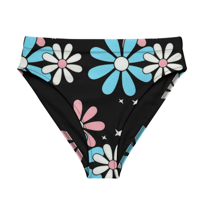 Blue Pink White Big Daisy Tucking Panty