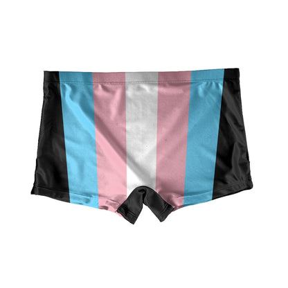 Teen Blue Pink White Pride Flag Black Tuck Buddy Boyshorts Underwear