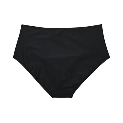 Pride Striped 'TRANS GIRL POWER' Black High-Waist 70's Schoolgirl Non-Tuck Panties