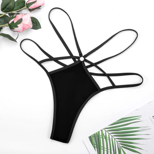 Our All-Over Black Sexy G-String Thong