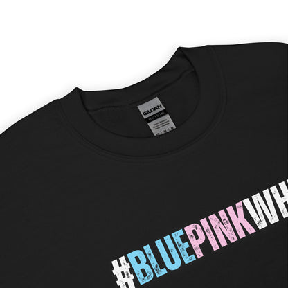 BluePinkWhite '#BLUEPINKWHITE' Super Soft Organic Cotton Sweatshirt
