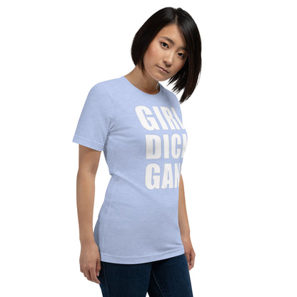Teen 'GIRL DICK GANG, Girls Have Dicks Too, Get Over It!' Short-Sleeved T-Shirt
