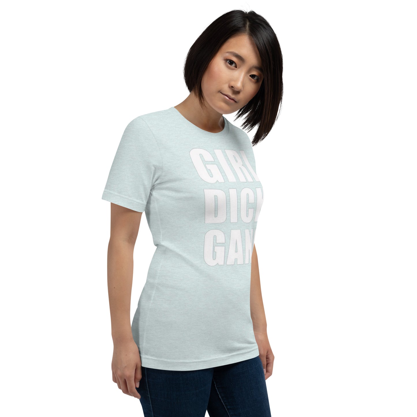 Teen 'GIRL DICK GANG, Girls Have Dicks Too, Get Over It!' Short-Sleeved T-Shirt
