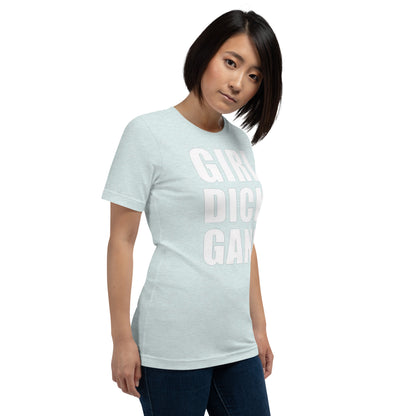 Teen 'GIRL DICK GANG, Girls Have Dicks Too, Get Over It!' Short-Sleeved T-Shirt