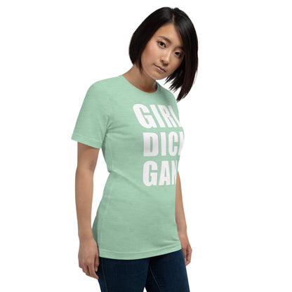 Teen 'GIRL DICK GANG, Girls Have Dicks Too, Get Over It!' Short-Sleeved T-Shirt