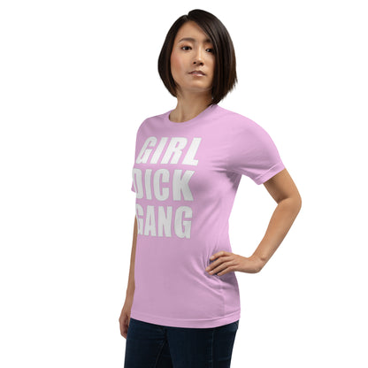 Teen 'GIRL DICK GANG, Girls Have Dicks Too, Get Over It!' Short-Sleeved T-Shirt