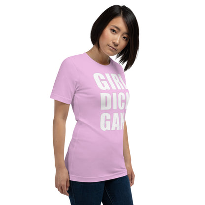 Teen 'GIRL DICK GANG, Girls Have Dicks Too, Get Over It!' Short-Sleeved T-Shirt