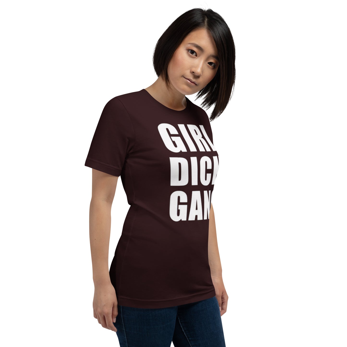 Teen 'GIRL DICK GANG, Girls Have Dicks Too, Get Over It!' Short-Sleeved T-Shirt