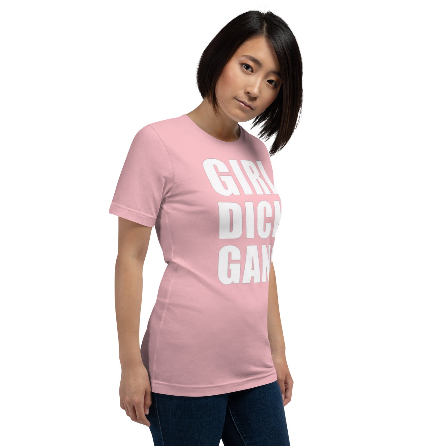 Teen 'GIRL DICK GANG, Girls Have Dicks Too, Get Over It!' Short-Sleeved T-Shirt